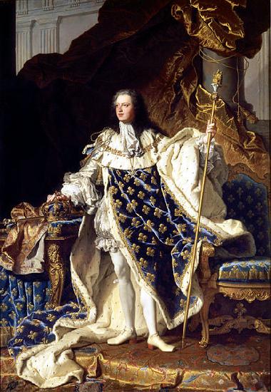 Hyacinthe Rigaud Portrait of Louis XV